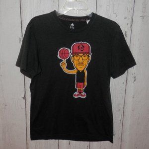 Adidas Mens Medium Basketball Spin Ball Tee Shrt